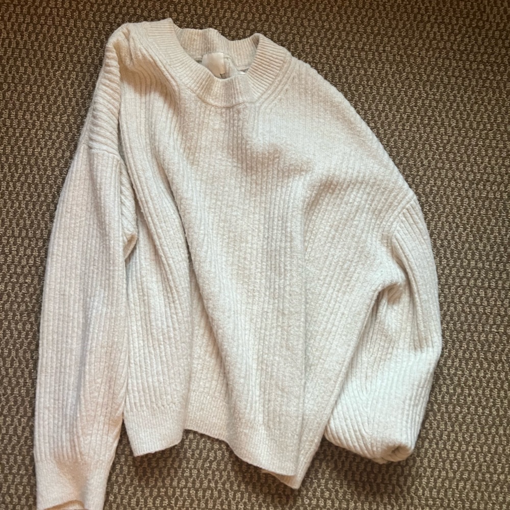 Cream sweater